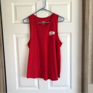 Old Navy Red Tank Top Size Large